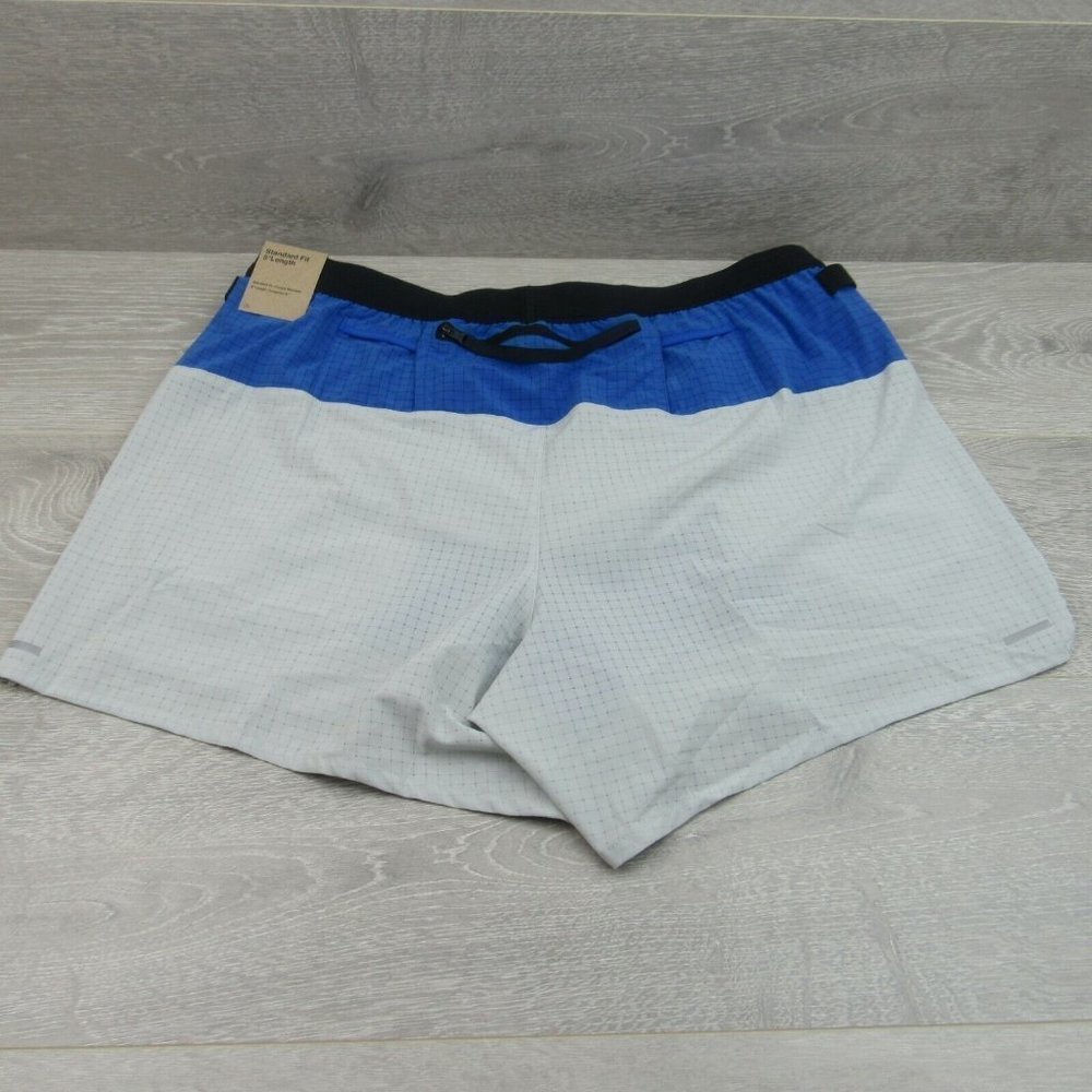 Nike Flex Stride 5" Mens Trail Running Shorts Size XL Blue Grey NEW - Picture 7 of 12